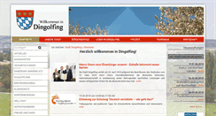 Desktop Screenshot of dingolfing.de