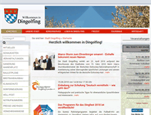Tablet Screenshot of dingolfing.de